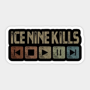 Ice Nine Kills Control Button Sticker